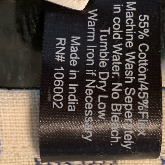 Set of Blue and White Striped Placemats - Picture 5 of 5